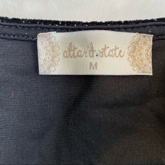 Altar'd State Black and Gold Bodysuit - Picture 8 of 8